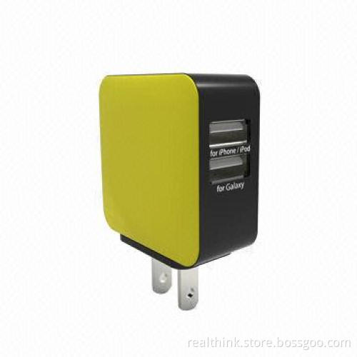 Dual USB Travel Charger, Suitable for iPad and iPhone (10W)